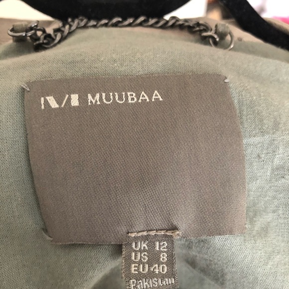 Muubaa Lupus Suede and leather jacket - Picture 5 of 8